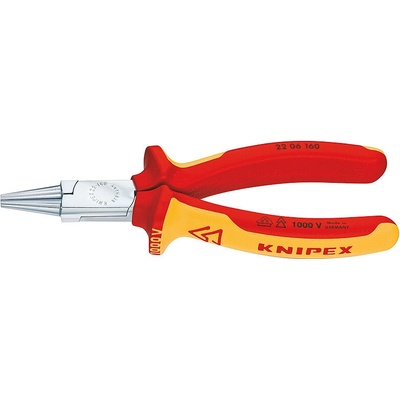 KNIPEX Kleště s kulatými čelistmi VDE 2206160 – Sleviste.cz