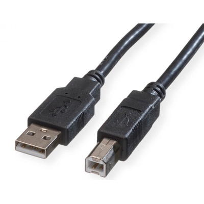 Roline usb 2.0 a - b кабел, 1, 8 м, черен 11.02. 8818-100 (11.02.8818-100)