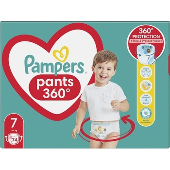 Pampers Active Baby Mega Box гащи 7 - 74 броя