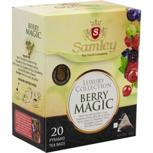 Samley Čierny čaj Berry Magic 20 pyramídiek