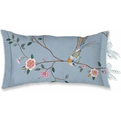 Pip Studio polštář Bamboo Blossom světle modrý 35x60
