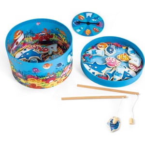 Hape Детска магнитна игра 2 в 1 Hape - Спаси моретата, 22 части (H1104)