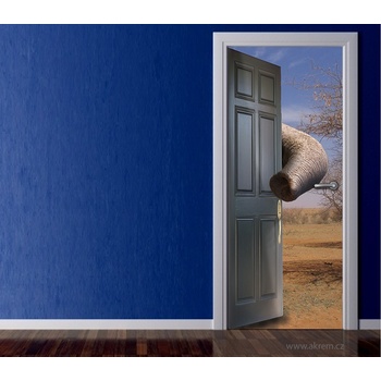 Xdecor Živá dekorace na dveře Chobot 92×210 cm