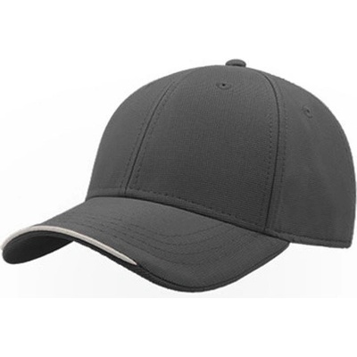 Atlantis s prehnutým šiltom AT422 Dark Grey