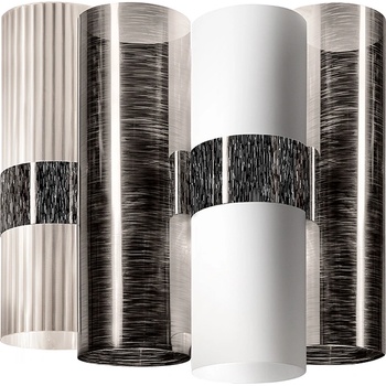 SLAMP АПЛИК la lollo m 2x6w e14 БЯЛ/ХРОМ (lalwm00pwt00000nmt)