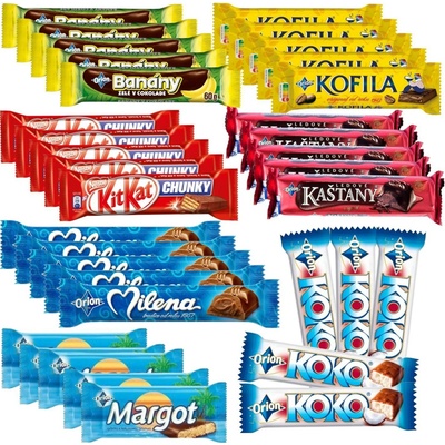 Nestlé balíček oblíbených tyčinek Orion 35 ks