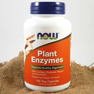 Now Foods Plant Enzymes rostlinné enzymy 120 rostlinných kapsúl