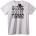 NOONEBRAND Тениска Котки и 3 Души - L, White