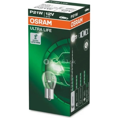 Osram Ultra Life P21W BA15s 12V 21W