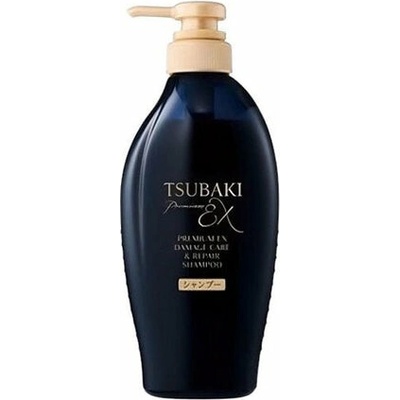 Shiseido Tsubaki Premium EX Revitalizujúci šampón pre poškodené vlasy 490 ml
