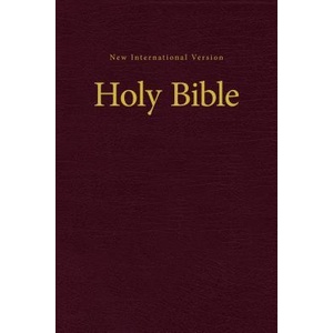NIV, Value Pew and Worship Bible, Hardcover, Burgundy | Zondervan (ISBN: 9780310446231)