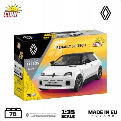 Cobi 24675 Renault 5 e-tech, 1:35, 78 k