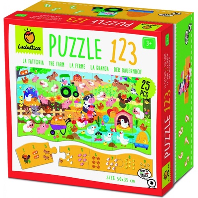LUDATTICA Farma 25 dílů s čísly
