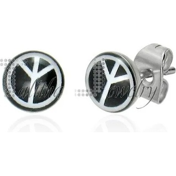 Image 1 of Talitha Обеци със знака " Мир"