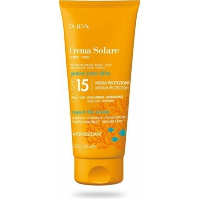 PUPA Sunscreen Cream SPF 15 Слънцезащита 200ml