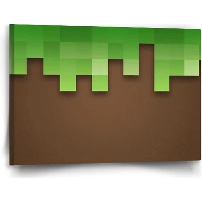 Sablio Obraz Green Blocks 2 - 60x40 cm