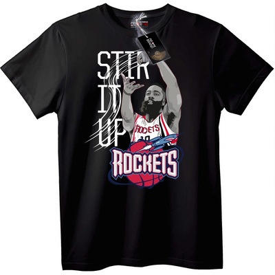 NOONEBRAND Тениска Rockets Разбъркай Го - XS, Black