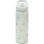Interbaby Детски термос със сламка Interbaby - Granja Koala, 550 ml, зелен (TE004-03)