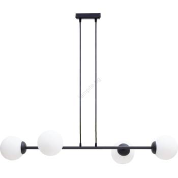 HEXE Пендел FIRA 4xE27/60W/230V черен (HX0269)