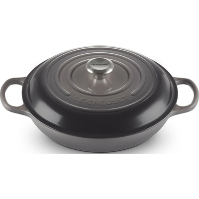 Le Creuset 21180304442430 Hrniec Gourmet Signature nízky 30 cm sivý