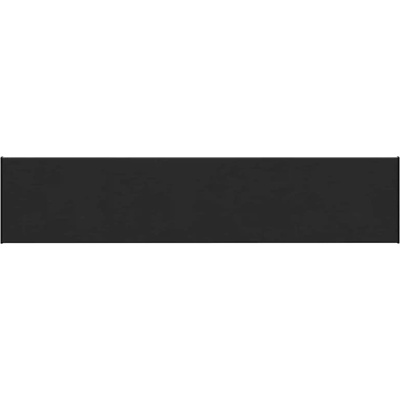 VidaXL Parapet okenní černý s kresbou dřeva 120 x 30 x 4,5 cm PVC