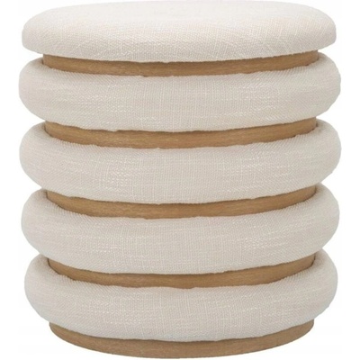 Home Styling Collection Pouf s dekorativním tuftovaným vzorem, 60 x 25 cm – Zboží Dáma