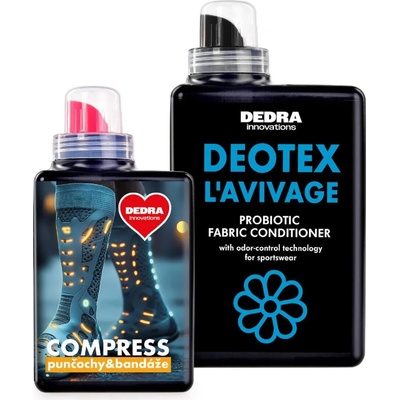VEYRA Sada na pranie a starostlivosť o kompresné výrobky 1 + 1 500 ml + 1000 ml