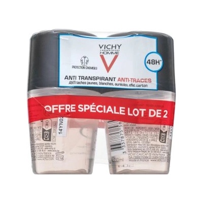 Vichy Anti-Perspirant Anti-Stains roll-on 2x50 ml