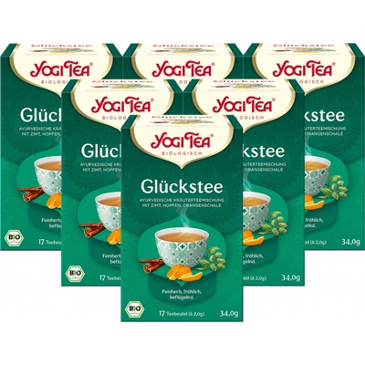 Yogi Tea BIO Čaj štěstí Yogi Tea 17 x 2 g