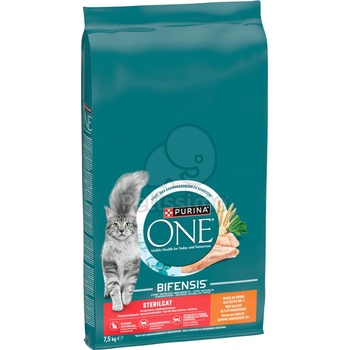 ONE Sterilcat суха храна за котки - пилешко, пшеница 7, 5 кг