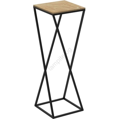 Luminex Стойка за цветя 70x24 см черен (LU0800)