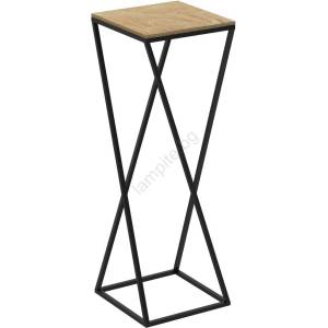 Luminex Стойка за цветя 70x24 см черен (LU0800)