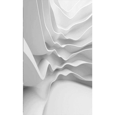 DIMEX MS-2-0295 Vliesová fototapeta na zeď 3D Futuristická vlna, rozmery 150 x 250 cm
