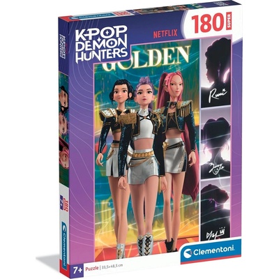 Clementoni Детски пъзел Clementoni от 180 части - K-Pop Demon Hunters: Golden (21761)