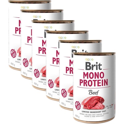 Brit Консерва Brit Mono Protein Beef, 6 x 400 г