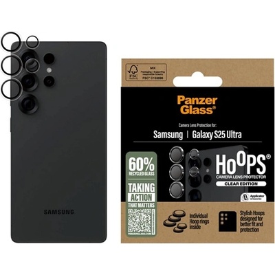 Panzer Samsung S25 Ultra PANZERGLASS HOOPS защитно стъкло за камера 9H + рамка TRANSFER PGRHOTRG38488 (PGRHOTRG38488)