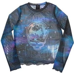 The Grateful Dead Stealy Glitter Ball (Mesh) Blue L Дамски Риза (GRATEMCT40LBL03)