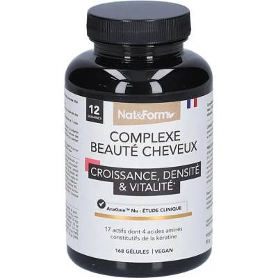 Nat&Form Complexe Beauté Cheveux Формула за коса, кожа и нокти, 168 капсули, Nat&Form (028876 (NUTR-CP))
