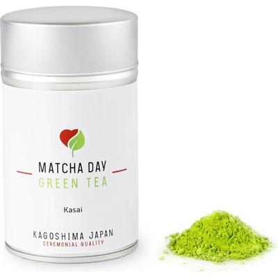 Matcha Day Bio Kasai zelená plechovka 30 g