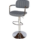 Bogdan Furniture Am Бар стол Калипсо-13 текстил-сив