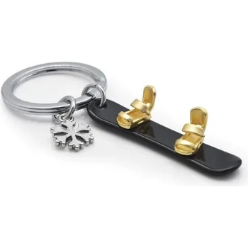 Image 1 of Metalmorphose Ключодържател Metalmorphose, Snowboard with snowflake (MTM148-01)
