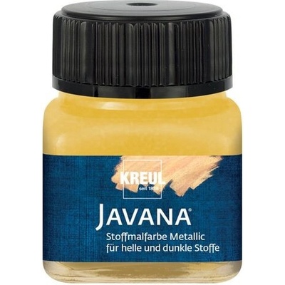 Metalická zlatá farba na textil Javana 20 ml