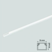 Canalux Žľab 15 x 10 mm biely