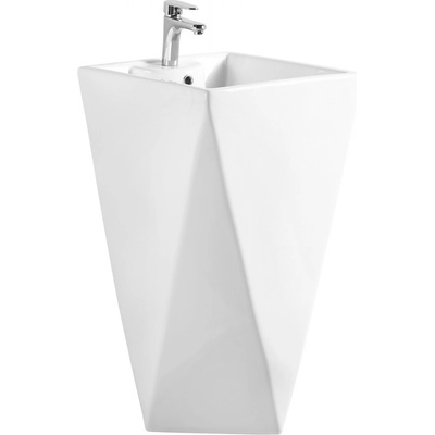 Mexen Ida самостоятелна мивка 47 x 47 см, бяла - 26114600 (26114600)