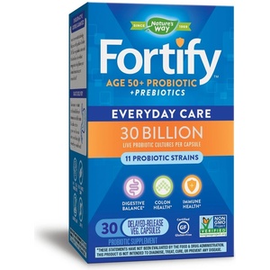 Nature's Way Фортифай Пробиотик за възрастни 50+ 30 млрд. активни пробиотици 30 V капсули | Nature’s Way (10293)