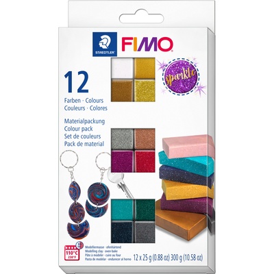 FIMO Комплект глина Staedtler Fimo , 12 цвята х 25g (28100-А-8013 C12-4)