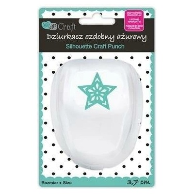 dpCraft Dekorační děrovačka ažurová 3,7 cm – hvězda (JCDZ-515-008)