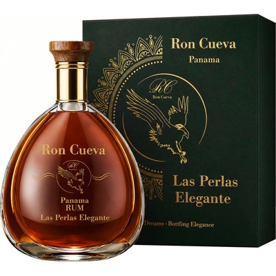 Ron Cueva Las Perlas Elegante 18y solera 40% 0,7 l (kartón)