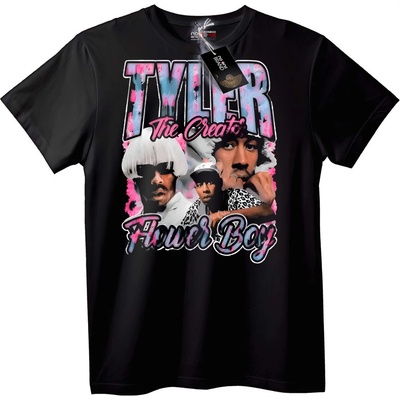 NOONEBRAND Тениска Flower Boy на Tyler The Creator - 5XL, Black