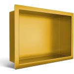 BALNEO Вградена правоъгълна ниша Balneo Wall-Box One с рамка 30x20x10 см, гланцирано злато (B0101030310-1)